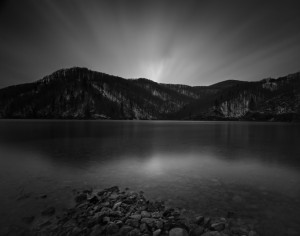 Croatia Lake Water Black White Long Exposure Plitvice Plitvica Mountain Cold Snow Stones Pebbles Reflection Trees Cold Light